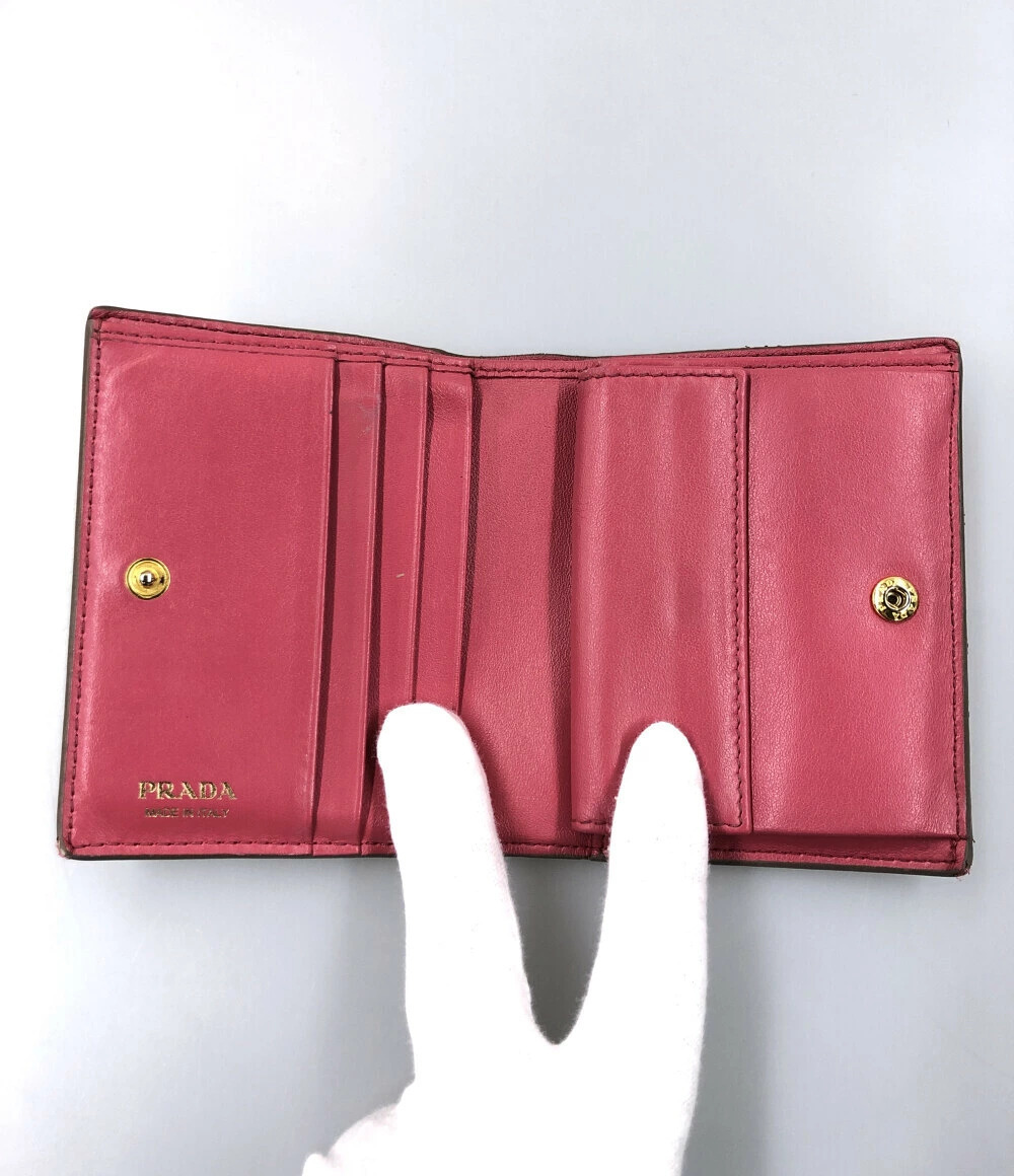 Prada Wallet Bi fold Black